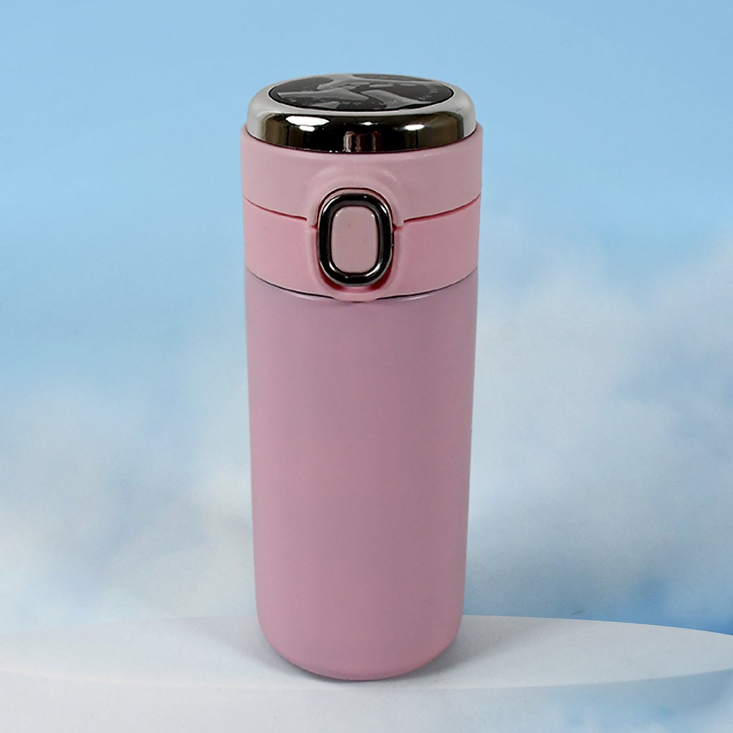 Smart Vacuum Insulated Water Bottle with LED Temperature Display, Cold & Hot | Leak Proof | Office Bottle | Gym | Home | Kitchen | Hiking | Trekking | Travel Bottle (Mix Color & Design)