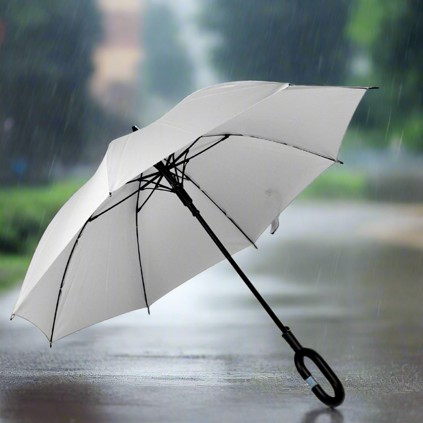 8551 Umbrella Summer Sun and Rain Protection Foldable Cute Umbrella & C-Shaped Handle || UV Protection Rain Sun Umbrella || Travel Accessories || Umbrella for Children, Girls, and Boys (1 Pc / Mix Color)