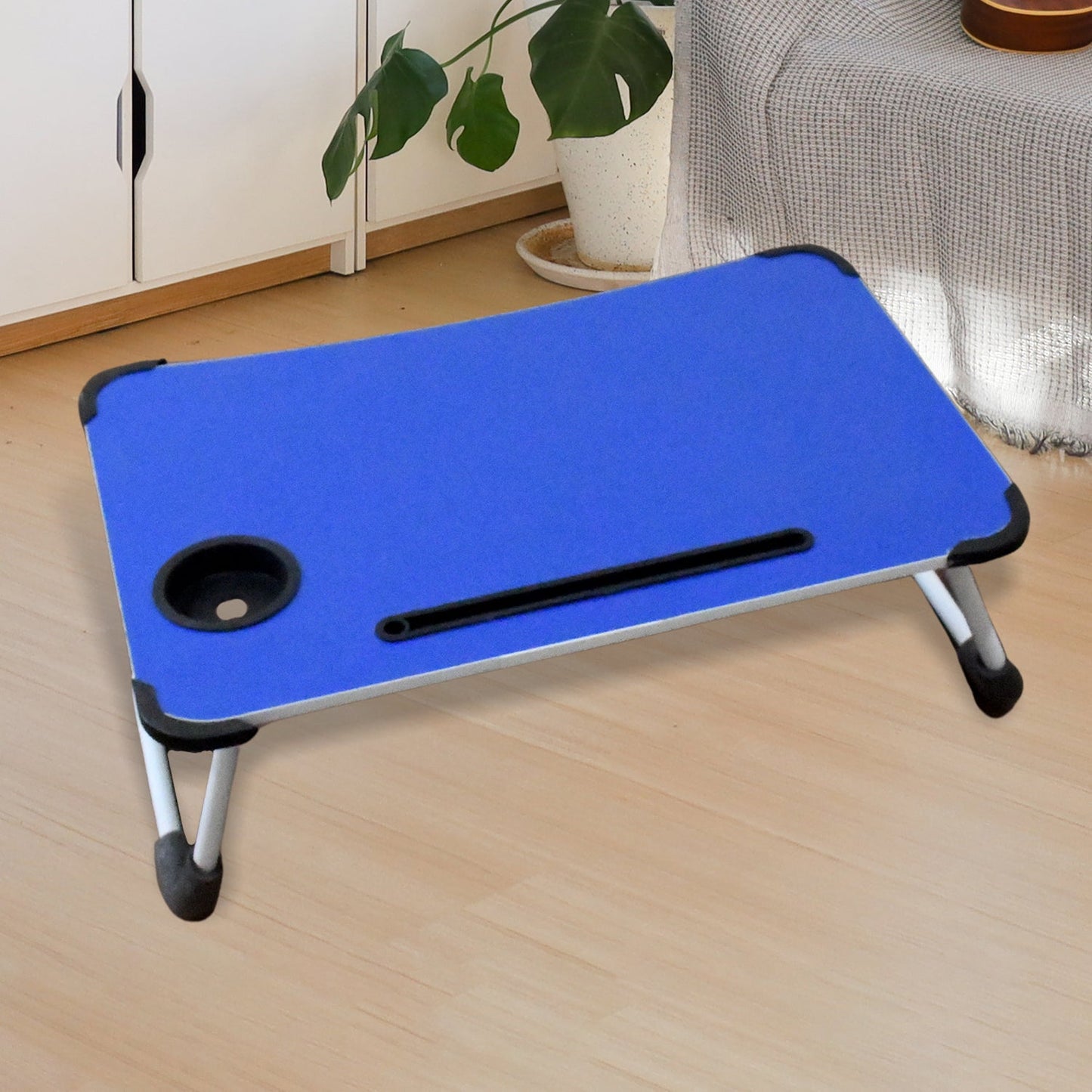 4492 Multi-Purpose Laptop Desk for Study and Reading with Foldable Non-Slip Legs Reading Table Tray, Laptop Table, Laptop Stands, Laptop Desk, Foldable Study Laptop Table