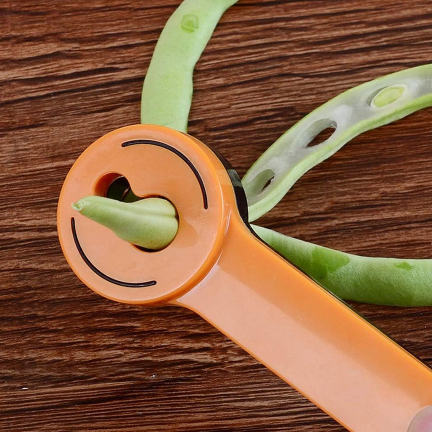 Bean Slicer Cutter Stringer Remover Peeler French Style Green Vegetable Runner Slicer Kitchen Slicer Fruit Shredders Gadget Green Kitchen Cutter Slicer Slicer Grater Cutter Bean (1Pc)