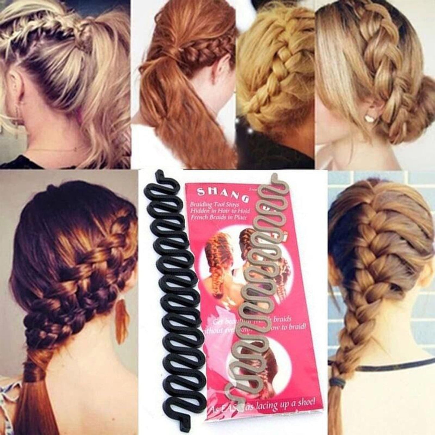 6147 Fishbone Bun Maker widely used by women’s for making their hair looks like a fish tail and all and it used in many kinds of places like household, parlours etc.