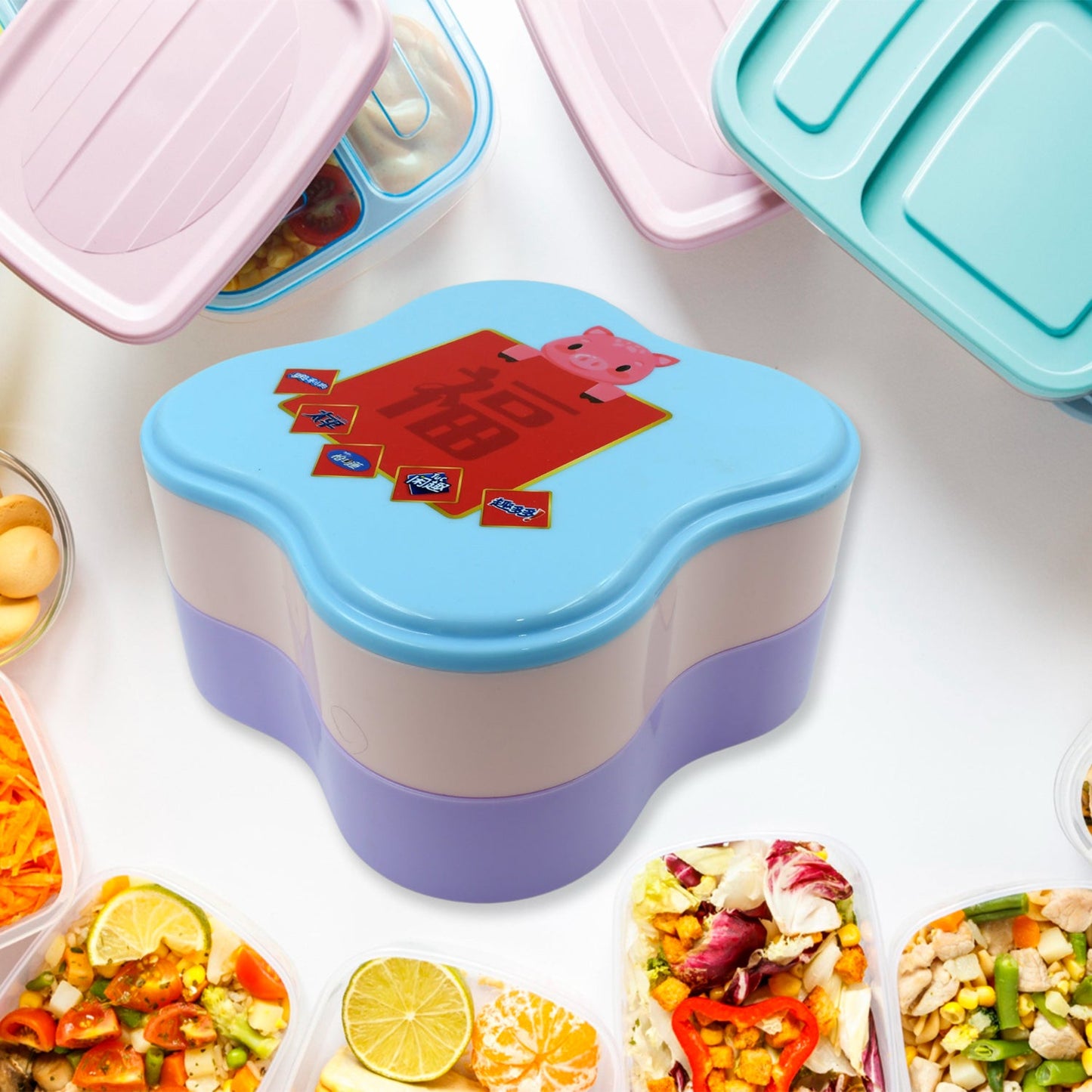Double layer Multipurpose Storage Box High Quality Plastic Box Multi-function 2layer Box
