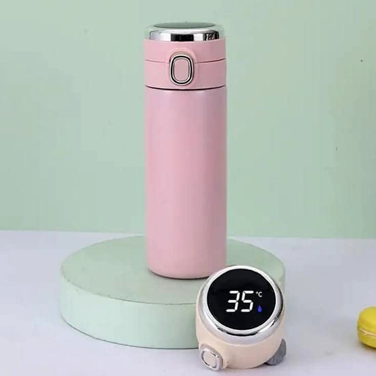 Smart Vacuum Insulated Water Bottle with LED Temperature Display, Cold & Hot | Leak Proof | Office Bottle | Gym | Home | Kitchen | Hiking | Trekking | Travel Bottle (Mix Color & Design)