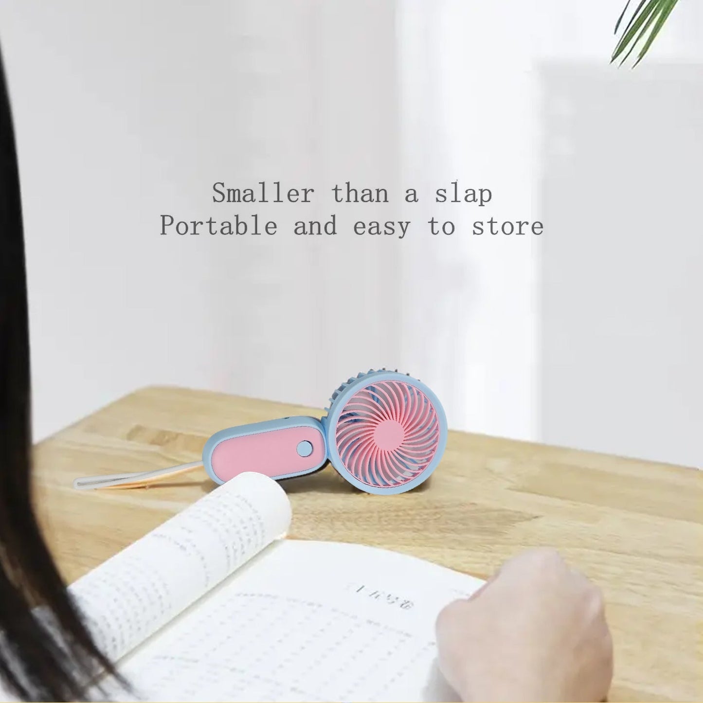 4800 Mini Handheld Fan Portable Rechargeable Mini Fan Easy to Carry, for Home, Office, Travel and Outdoor Use