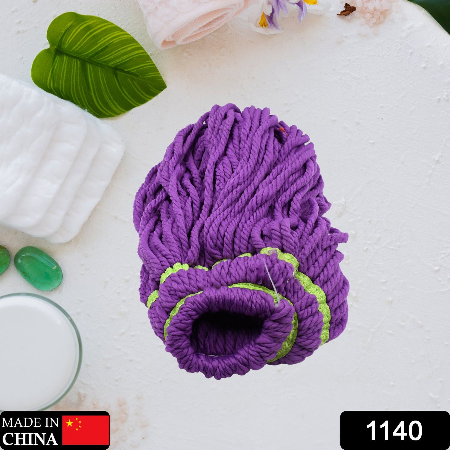 Microfiber Mop Head Refill Soft Cleaning Mop Head Microfiber Mop Absorbent Household Mop head ( 1 Pc )
