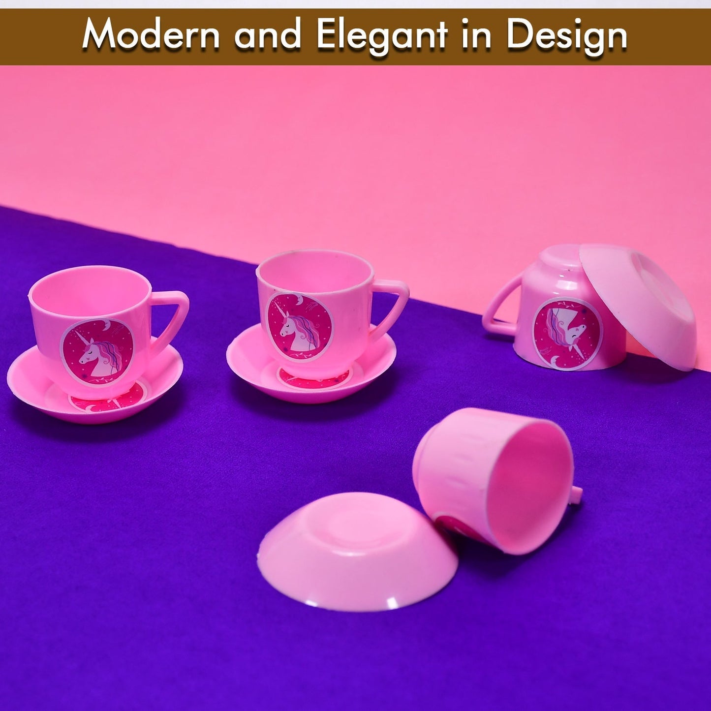 4459 Tickles Tea toy Set | Coffee Kitchen Plastic Set Toy for Kids, Boys & Girls (15Pcs)