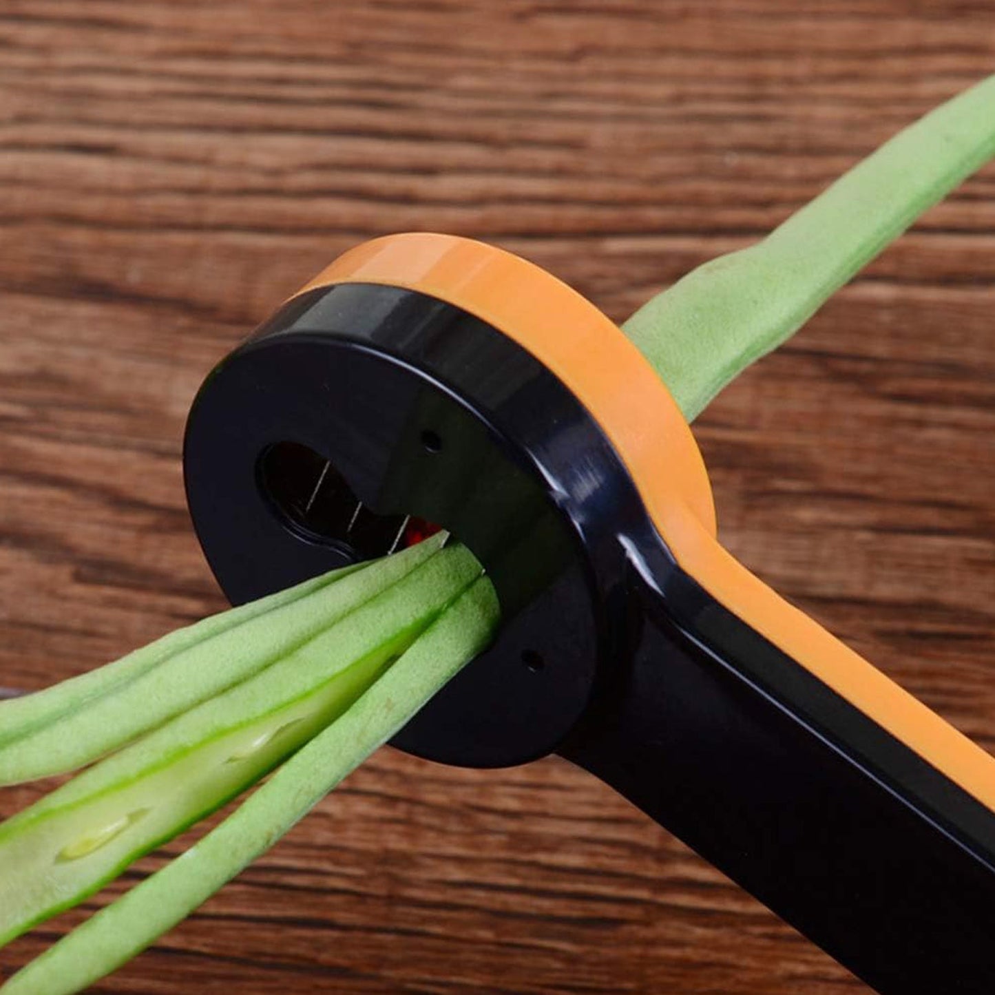 Bean Slicer Cutter Stringer Remover Peeler French Style Green Vegetable Runner Slicer Kitchen Slicer Fruit Shredders Gadget Green Kitchen Cutter Slicer Slicer Grater Cutter Bean (1Pc)