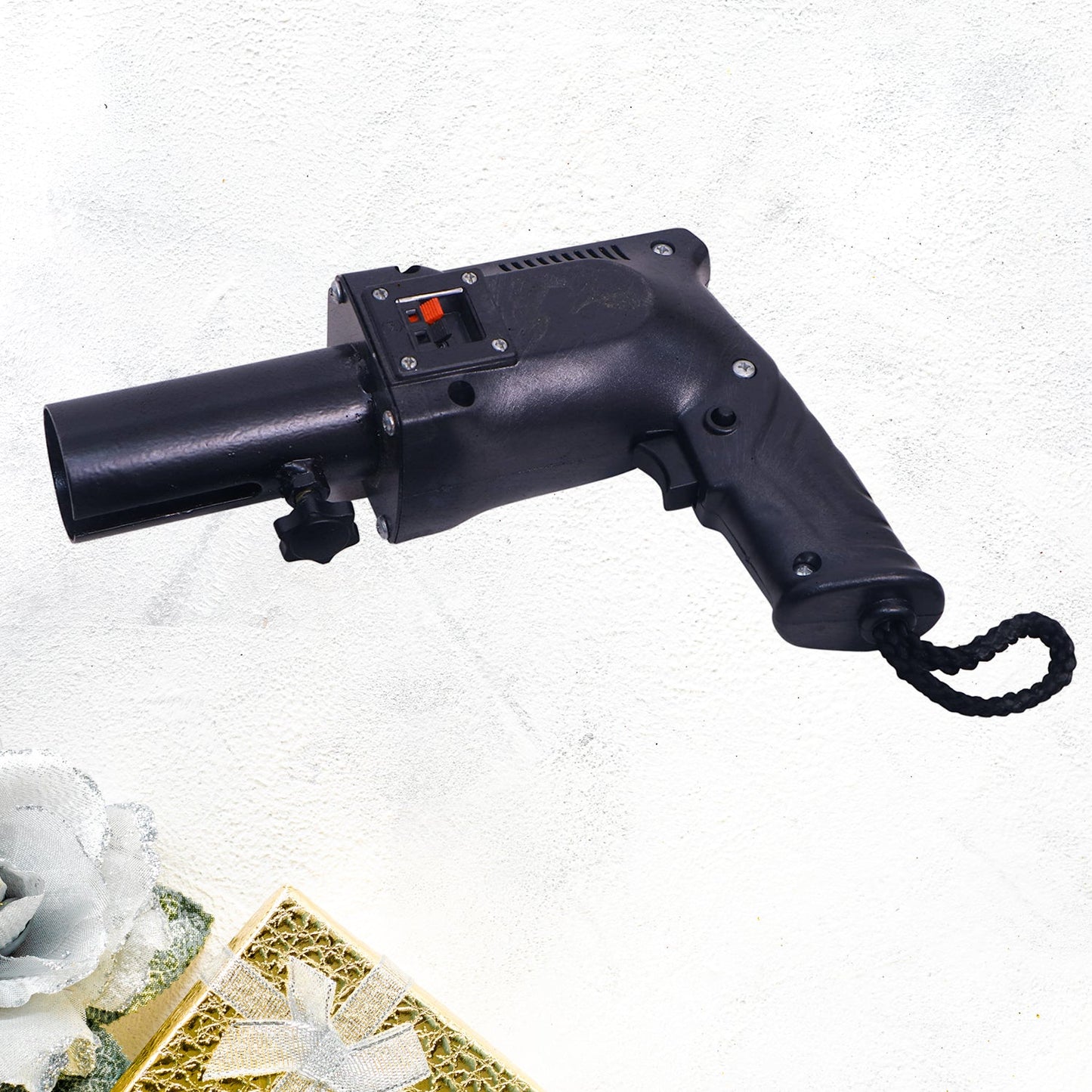 4518 Pyro Party Gun Hand Held Gun Toy for Parties Functions Events and All Kind of Celebrations, Plastic Gun, (pyros not Included)