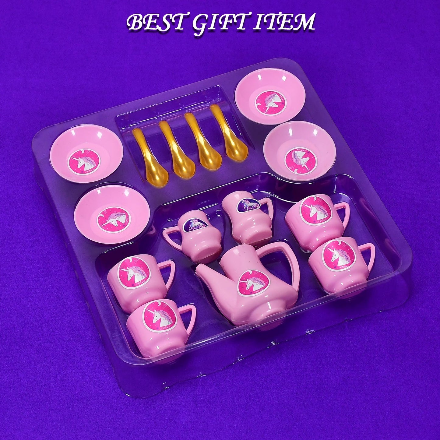 4459 Tickles Tea toy Set | Coffee Kitchen Plastic Set Toy for Kids, Boys & Girls (15Pcs)