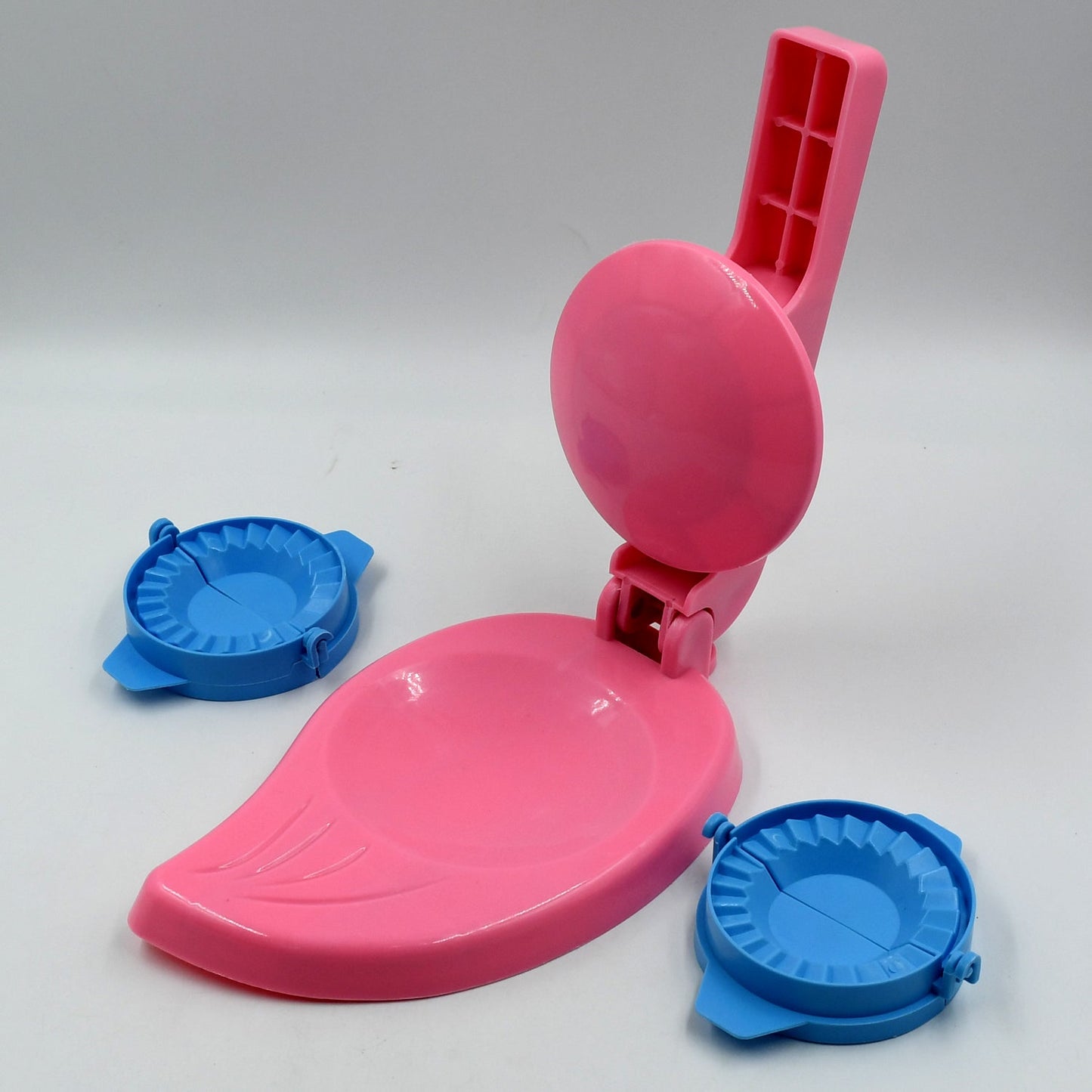 Puri Press & Dough Press Set Dumpling Dough Press Pastry Maker Mould Mold & Puri Press Maker High Quality Kitchen Product Use For Gujiya Making ( 3 Pcs Set )