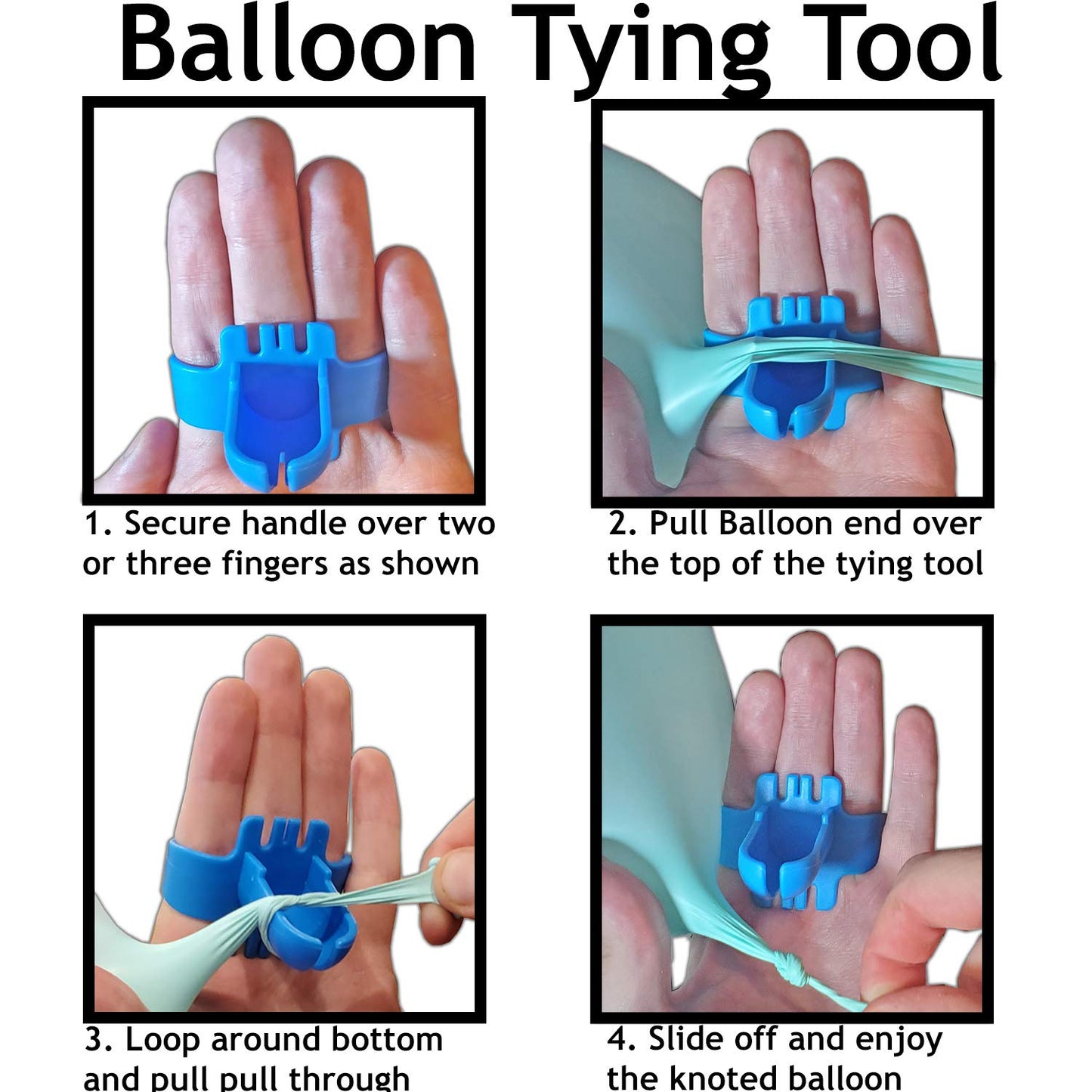 7847 Balloon Tying Tool Device Accessory Knotting Faster, Supplies Balloon Time Accessories Party Decorations