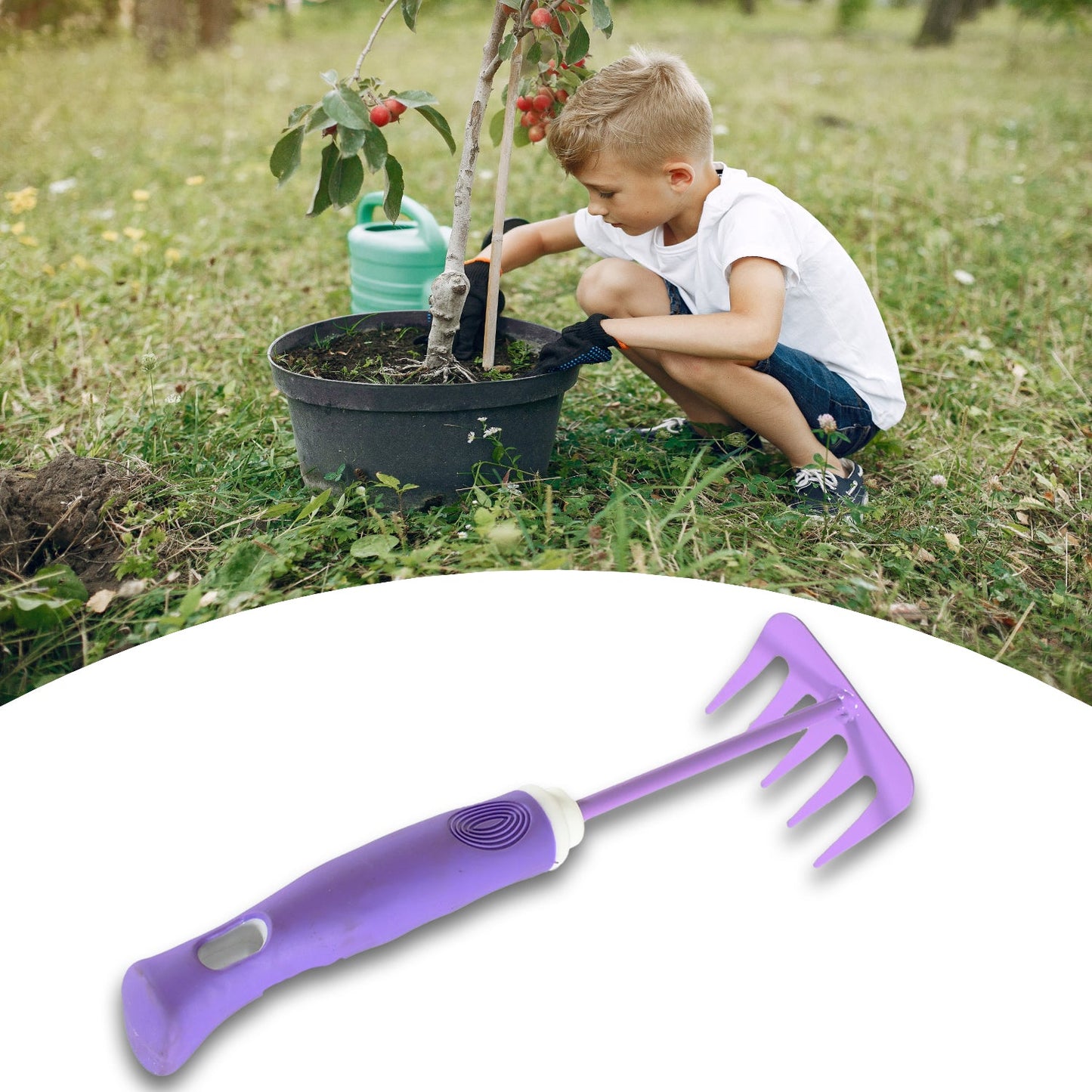 Heavy Duty Garden Tools, Gardening Tools Kit for Home Garden, Indoor and Outdoor Gardening for Plants, Agriculture, and Soil Tools (1 Pc) (6 Different Types Tool)