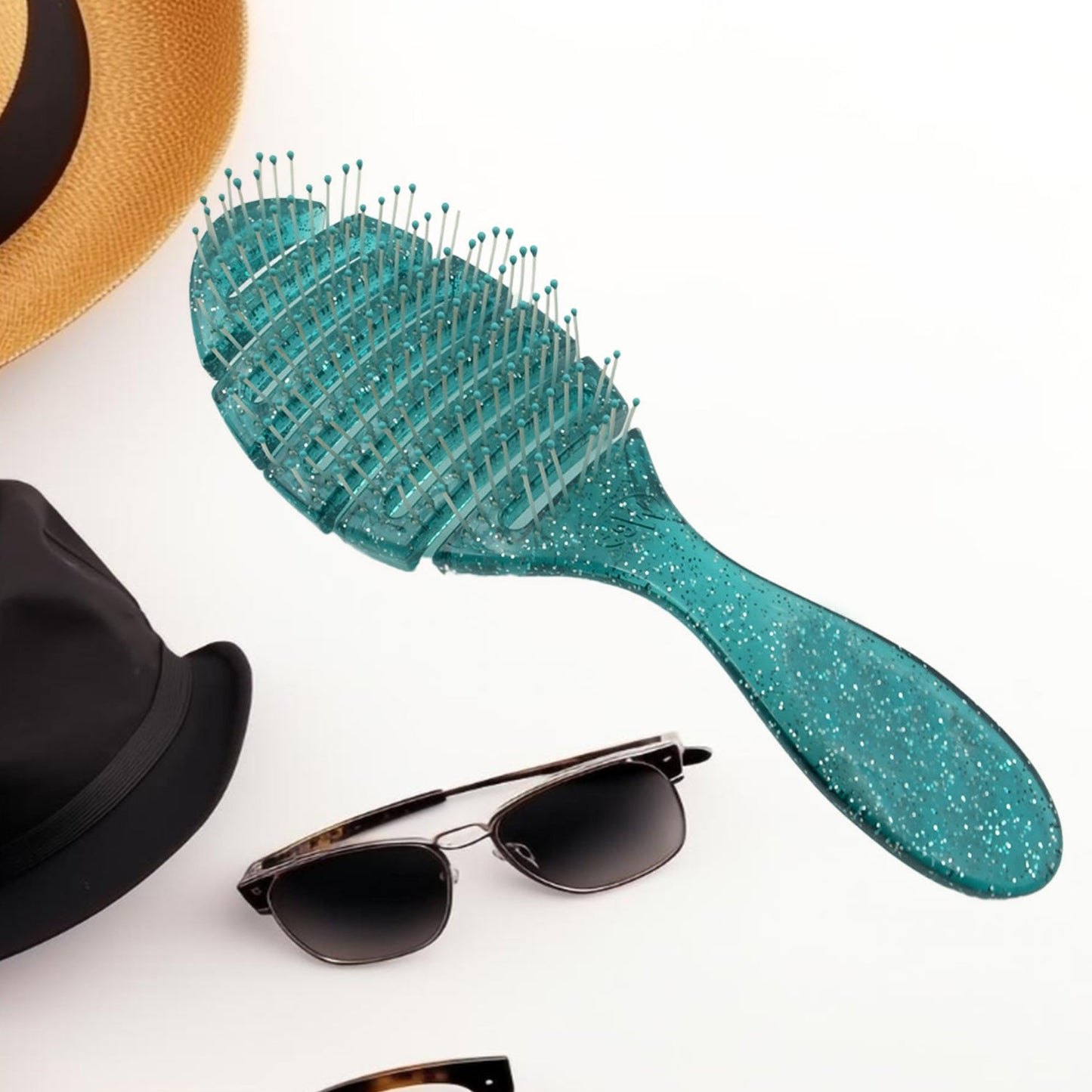 Anti-static Scalp Massage Hair Brush Comb for Curly Straight Hair, Womens Hair Brush Wet, Detangling Brush for Curly Hair Detangler, Wet Hair Brush Detangler, Girls Hair Brush (1 Pc )