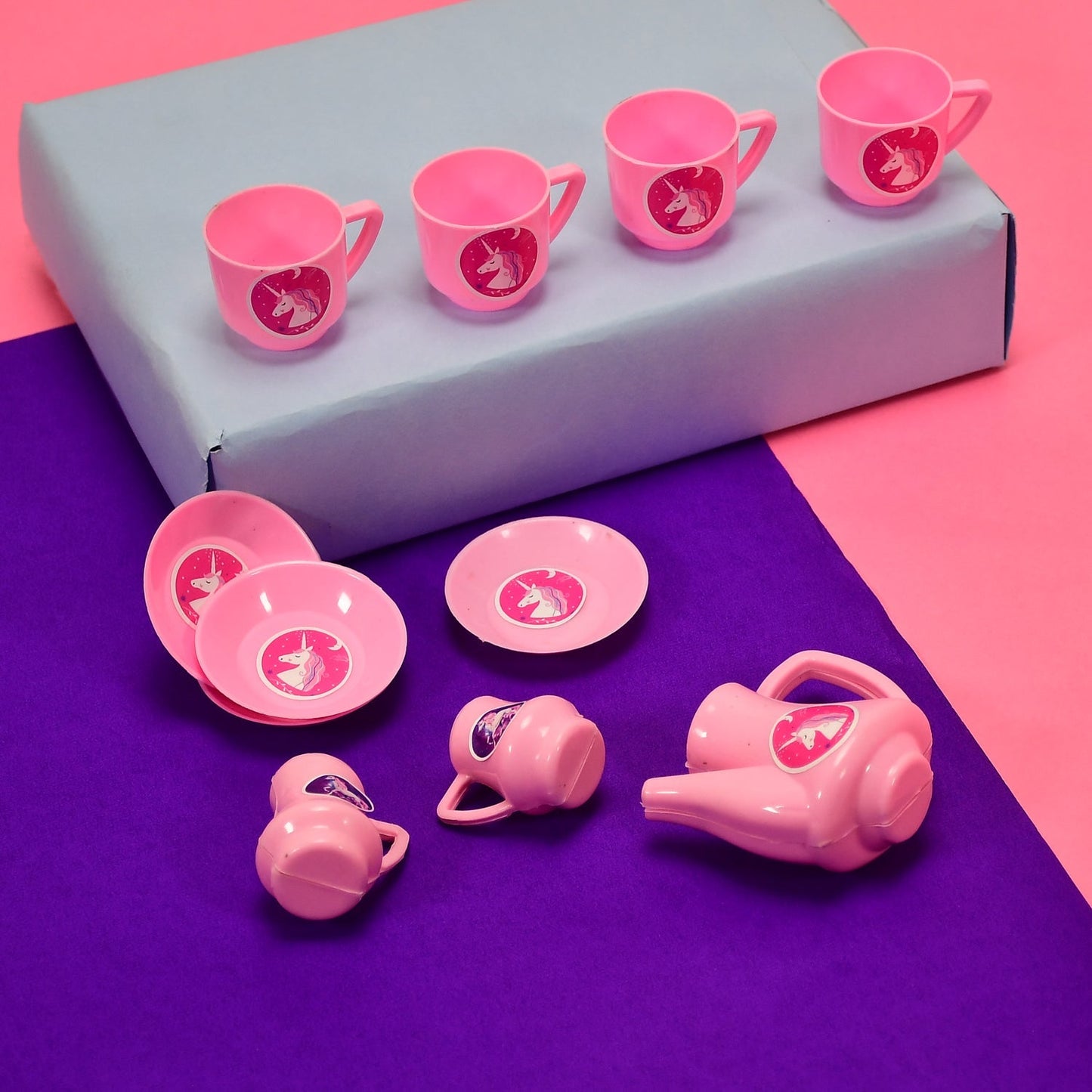 4459 Tickles Tea toy Set | Coffee Kitchen Plastic Set Toy for Kids, Boys & Girls (15Pcs)