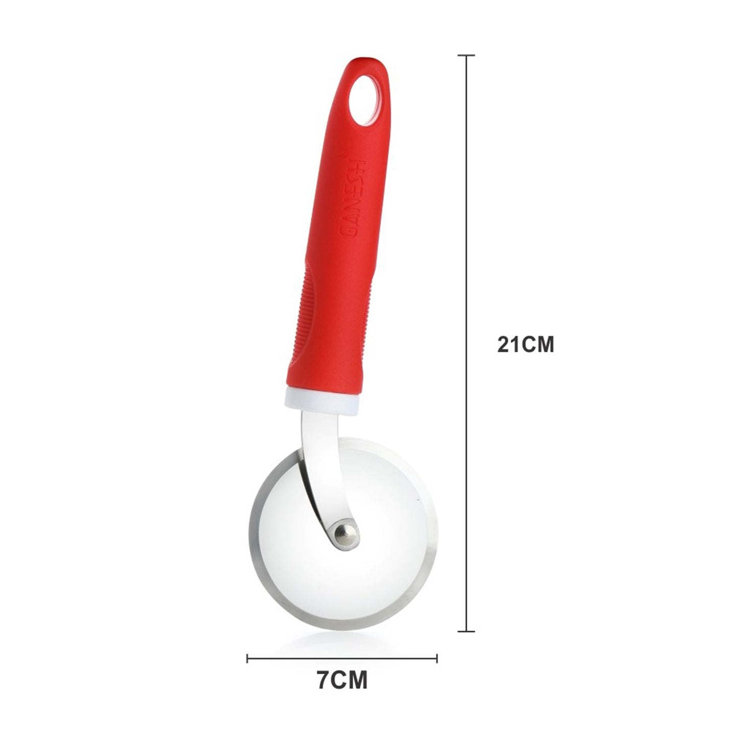 8707 Ganesh GANESH PIZZA / PASTRY CUTTER Wheel Pizza Cutter (Stainless Steel)