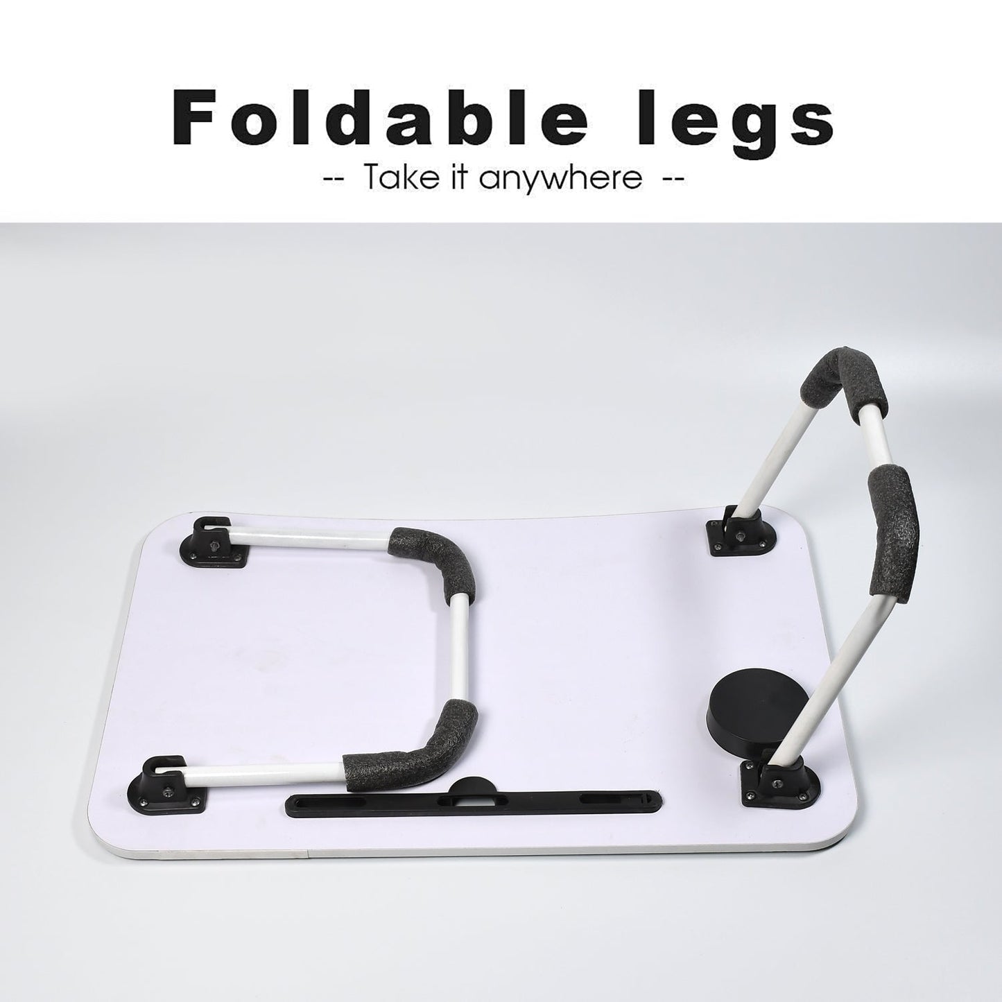 7693 Ludo Design Foldable Bed Study Table Portable Multifunction Laptop Table Lapdesk for Children Bed Foldable Table Work Office Home with Tablet Slot & Cup Holder