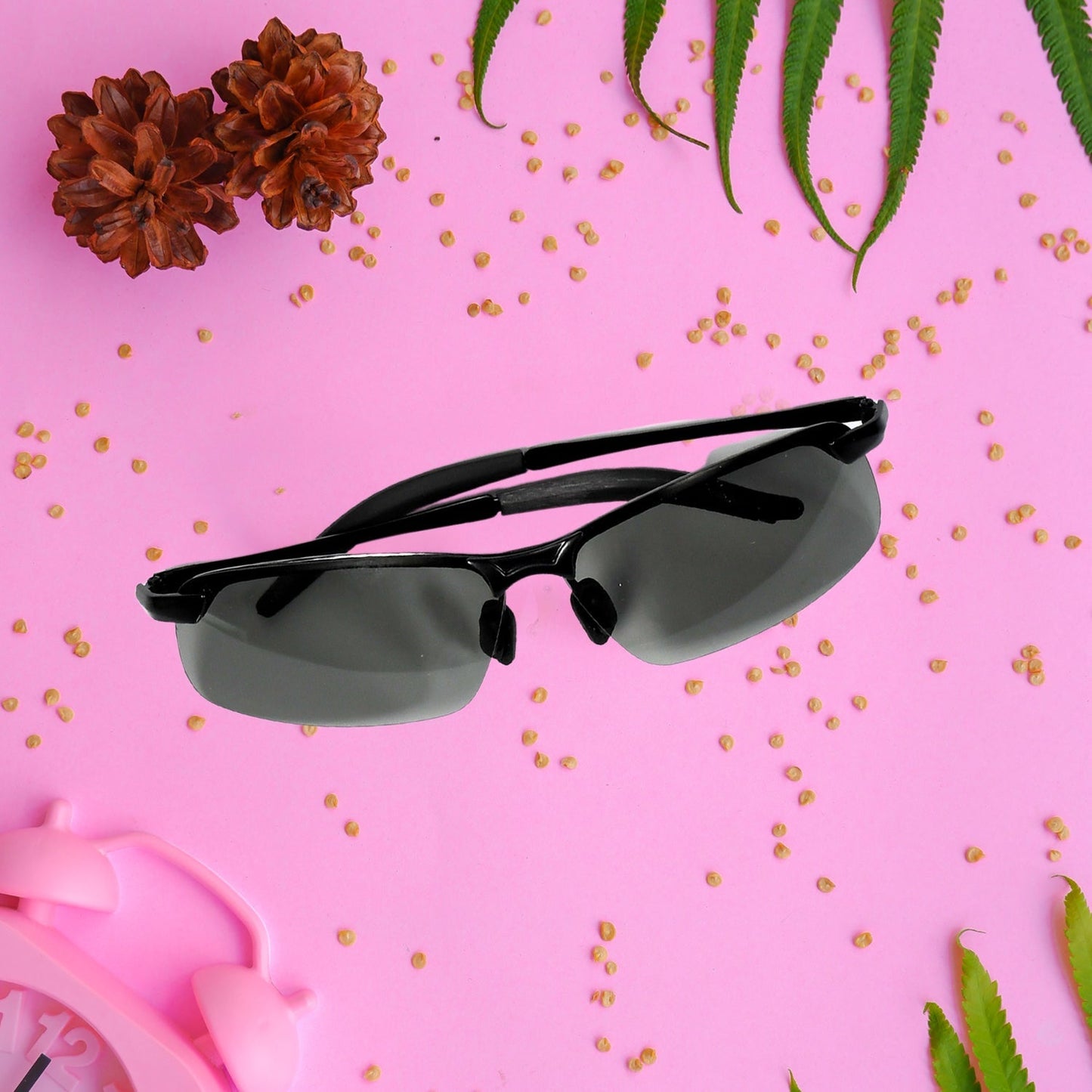 7702 Sports Sunglasses Classic Luxury Lightweight Rimless Sports Sunglasses For Driving , Fishing , Hiking & outdoor Use