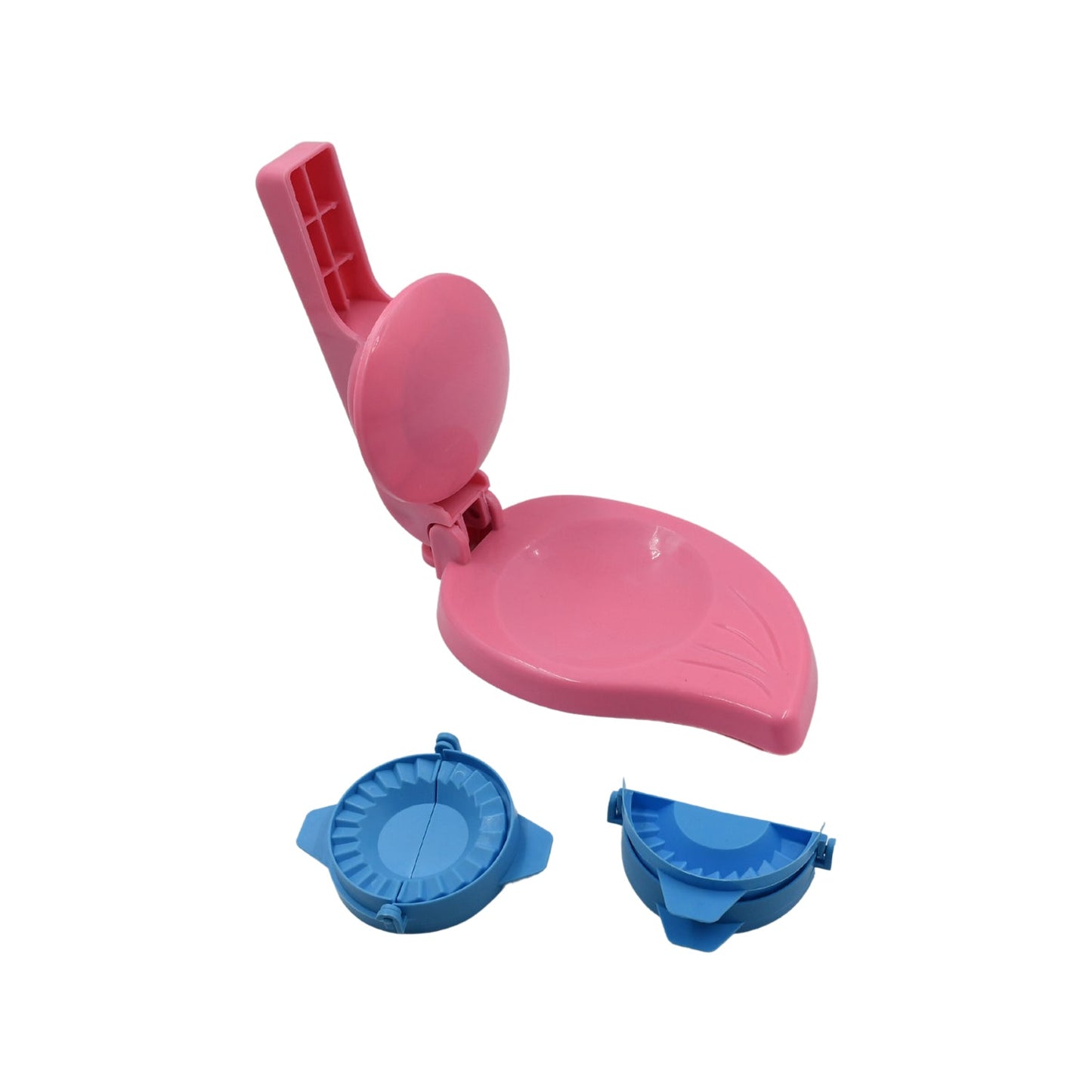 Puri Press & Dough Press Set Dumpling Dough Press Pastry Maker Mould Mold & Puri Press Maker High Quality Kitchen Product Use For Gujiya Making ( 3 Pcs Set )