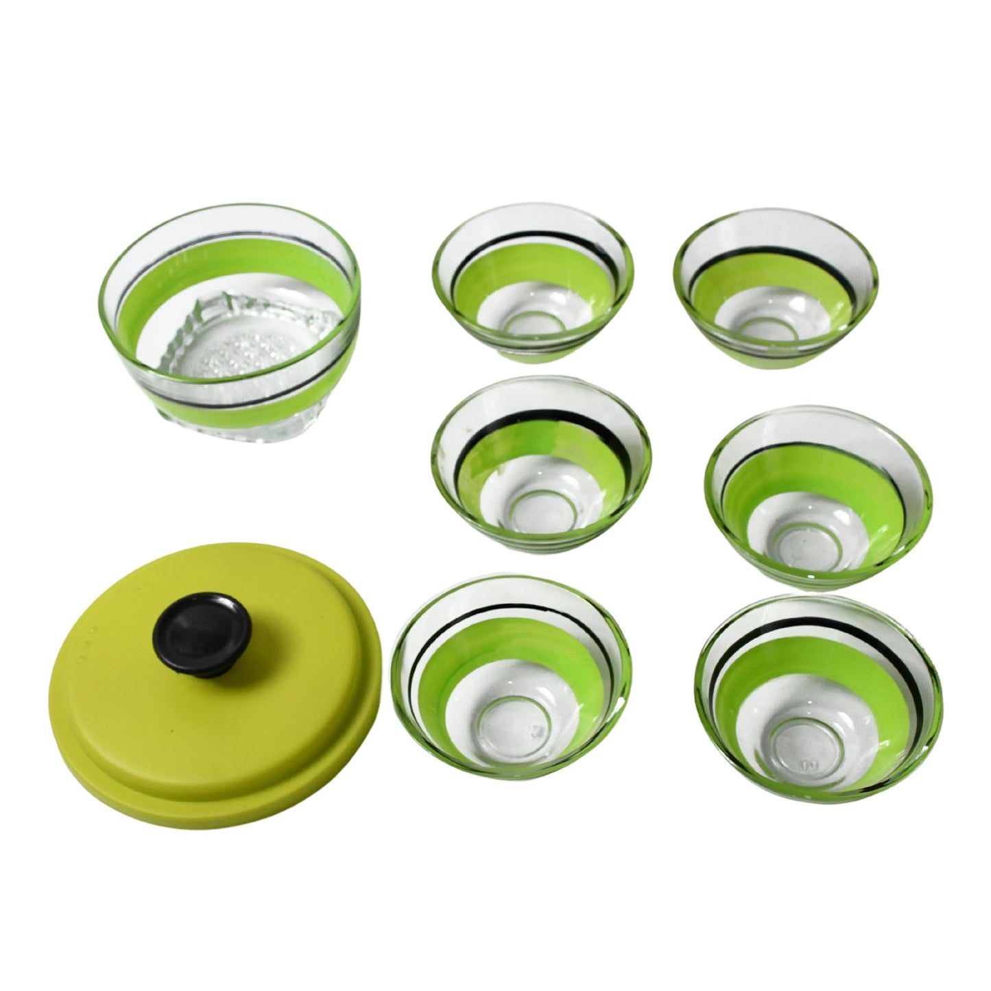 7131 Bowl Set 8pc Crockery Store Glass Bowls Set Serving Dry-Fruits, Sweets, Candy ( 8 pcs )