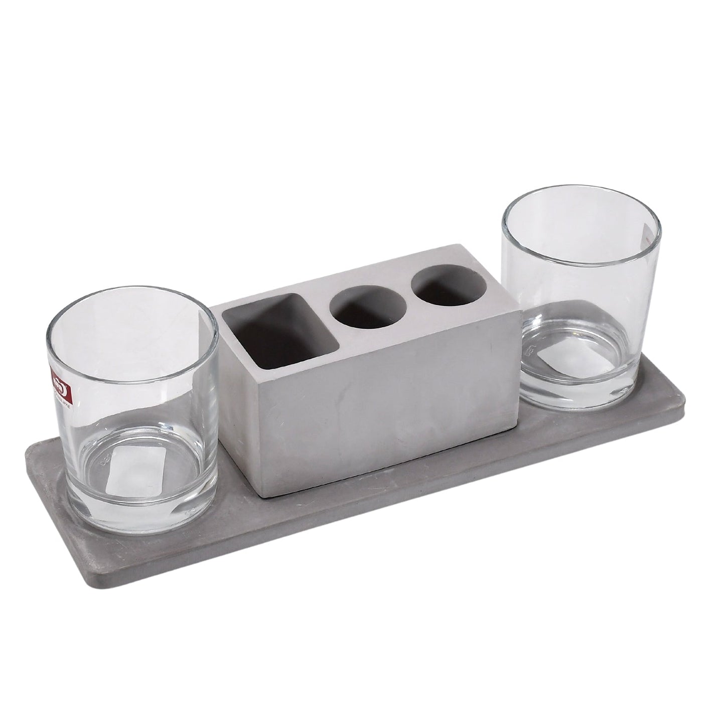 5223 2Wine Glass & Marbal Holder New & Attractive Design For Hotel & Cafes Use