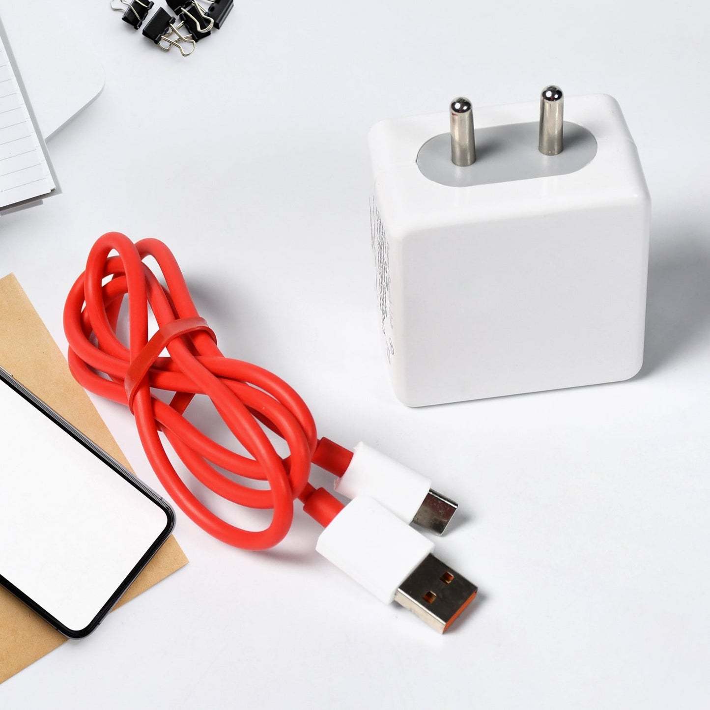 1434 Super Fast Charger With Cable for All iPhone, Android, Smart Phones, Tablets.