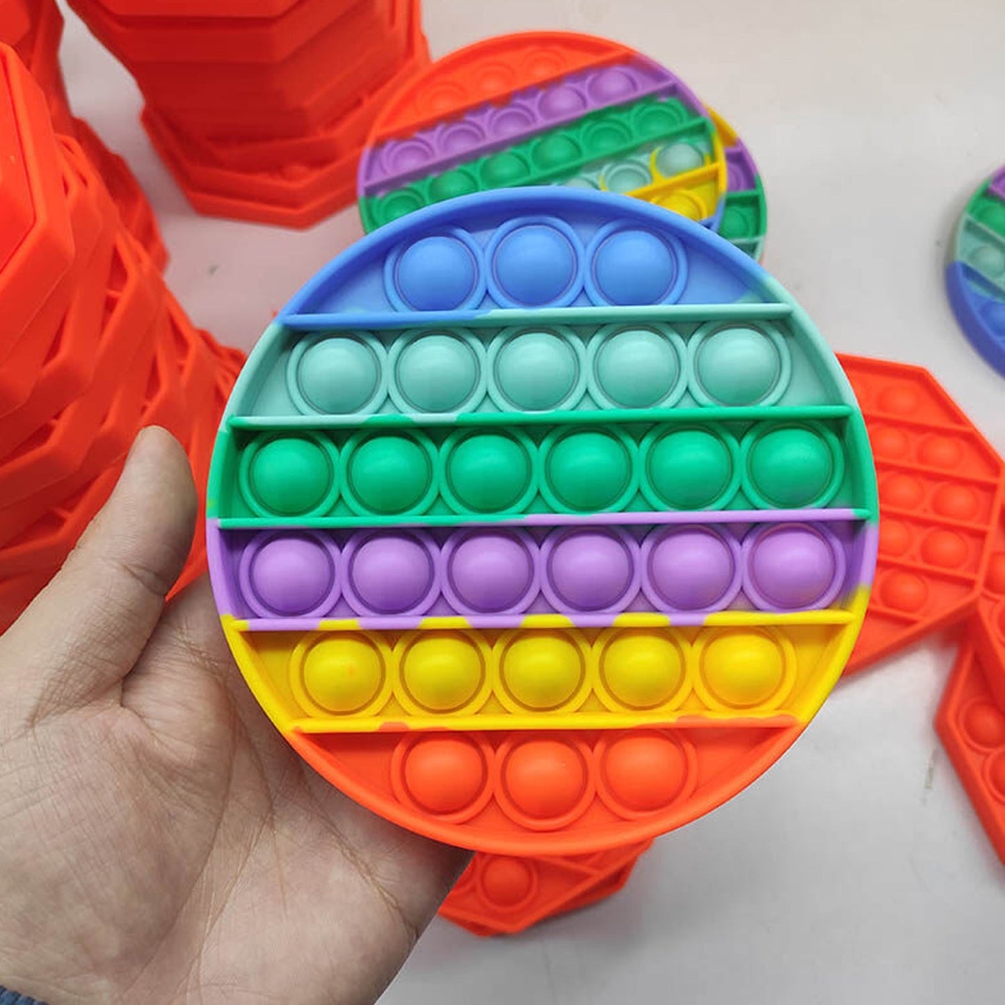4479 Round Pop it Toy For Stress Reliever Toy 1 pc