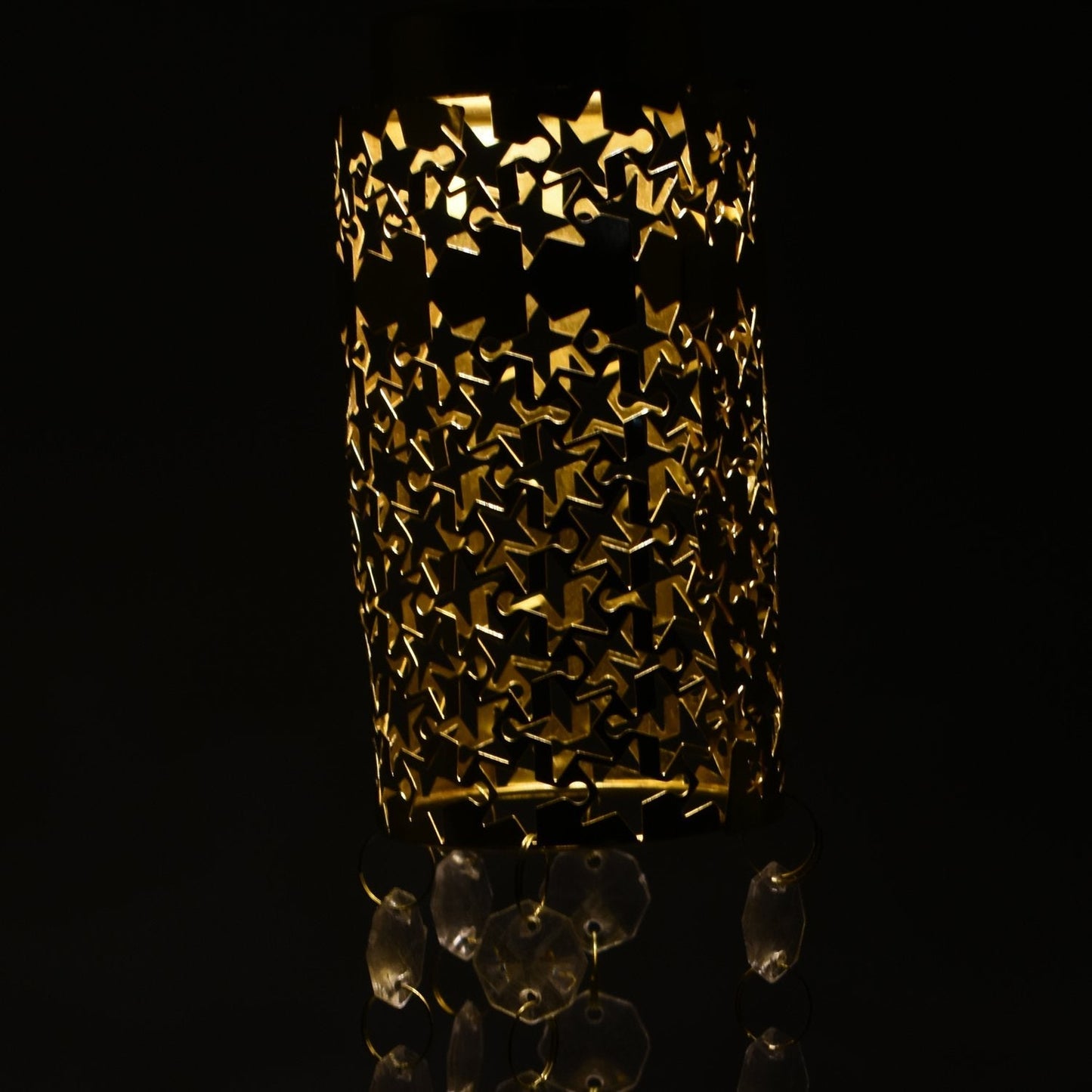 7251 Fancy Large Golden Jhoomer For Home Decoration