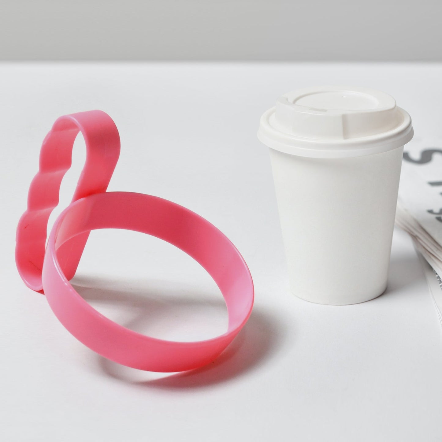 Plastic Cup / Tumbler Handle Anti Slip Travel Mug Grip | cupholder | Cup / Tumbler Accessories | Lightweight Tumbler Holder | Cup Handle (1 Pc)