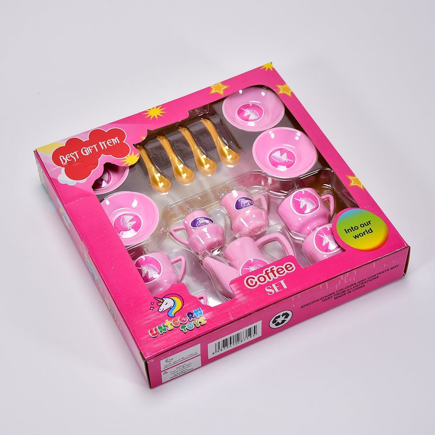 4459 Tickles Tea toy Set | Coffee Kitchen Plastic Set Toy for Kids, Boys & Girls (15Pcs)