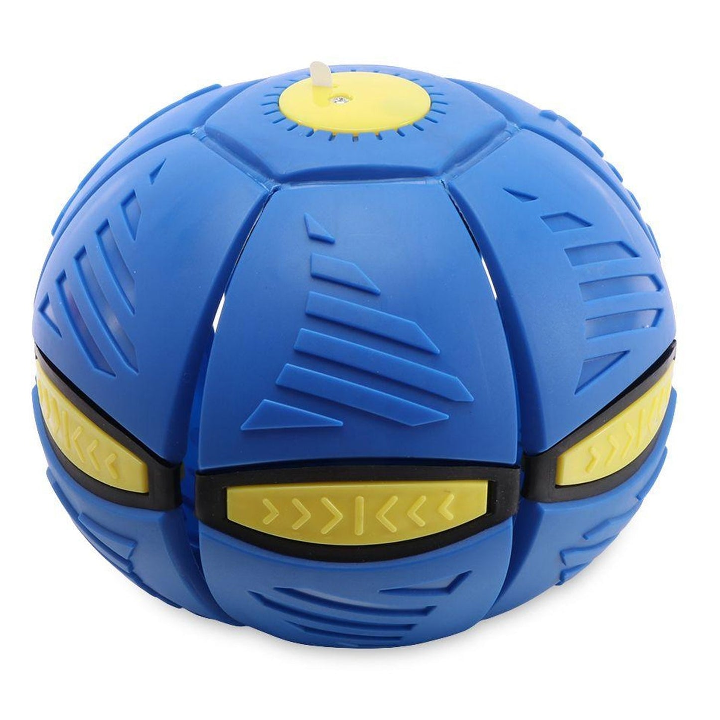 8039 Football Flat Throw Disc - with 3 LED Light Flying Toys