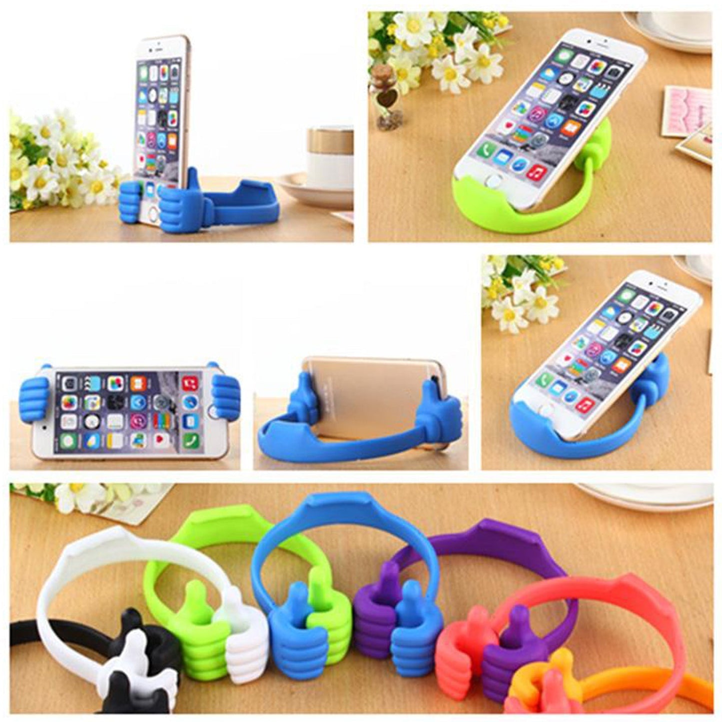 Hand Shape Mobile Stand used in all kinds of places including household and offices as a mobile supporting stand (1 Pc / With Color Box)