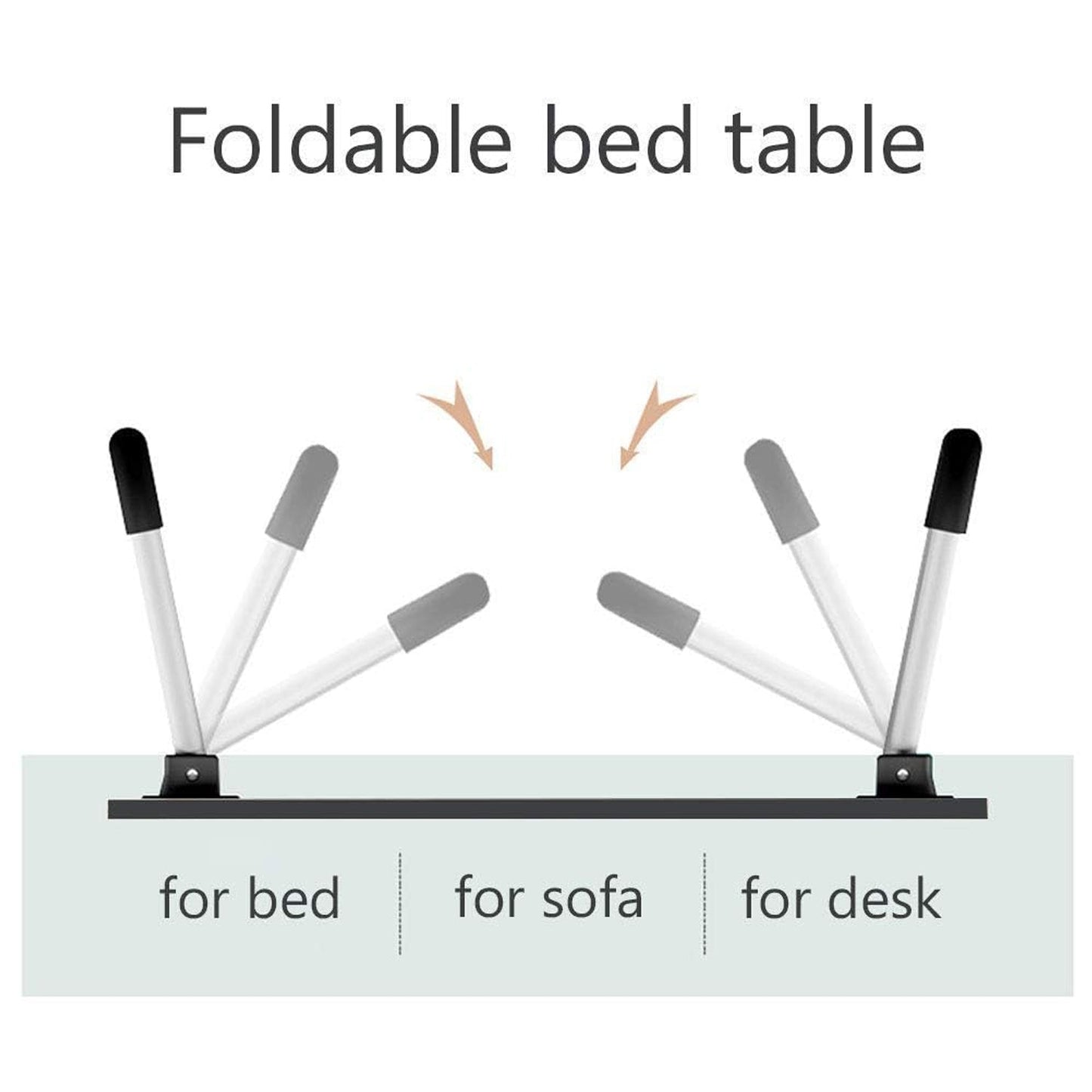 7693 Ludo Design Foldable Bed Study Table Portable Multifunction Laptop Table Lapdesk for Children Bed Foldable Table Work Office Home with Tablet Slot & Cup Holder