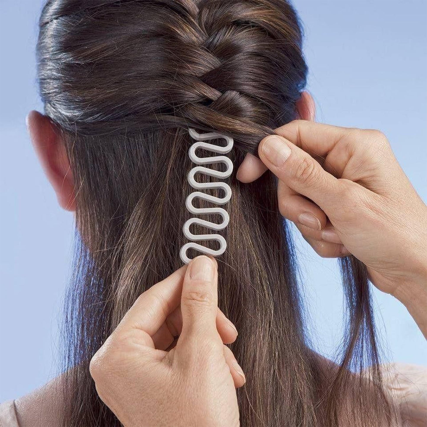 6147 Fishbone Bun Maker widely used by women’s for making their hair looks like a fish tail and all and it used in many kinds of places like household, parlours etc.