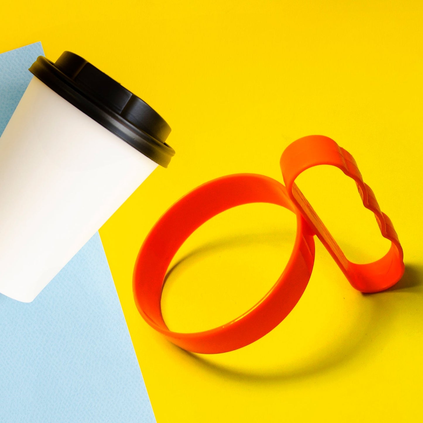 Plastic Cup / Tumbler Handle Anti Slip Travel Mug Grip | cupholder | Cup / Tumbler Accessories | Lightweight Tumbler Holder | Cup Handle (1 Pc)