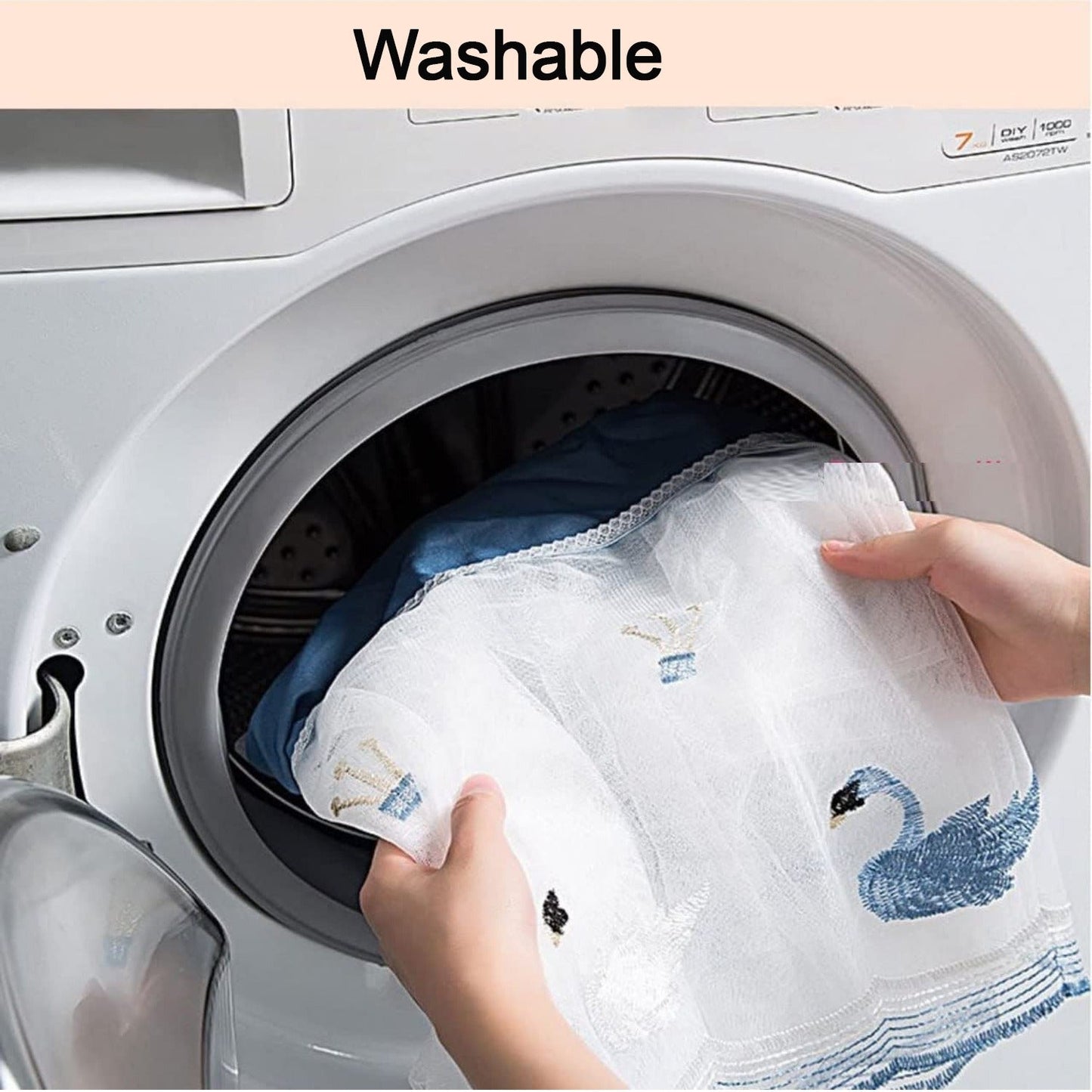 Ac Cover Air Conditioning Dust Cover Folding Designer Ac Cover For Indoor Split Cover Washable Foldable Dustproof Cover ( approx 1 Ton / Mix Design / 1 Pc) (ac curtain)