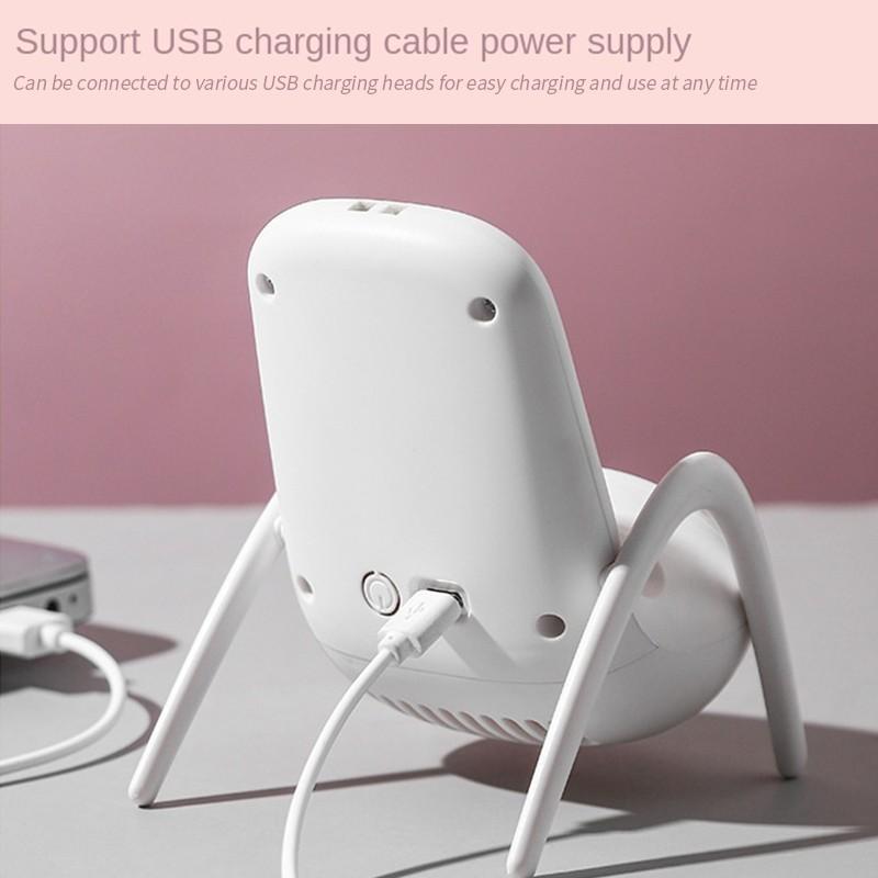 Portable Mobile Phone Holder Fan Personal Fan Multi- Function Fan Handheld Charging Fan (Battery Not Include)