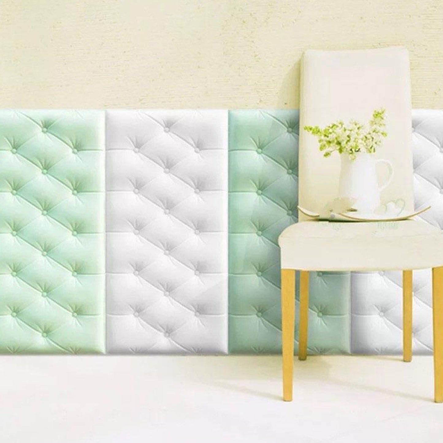 9038 Green 3D Adhesive wallpaper for living Room. Room Wall Paper Home Decor Self Adhesive Wallpaper