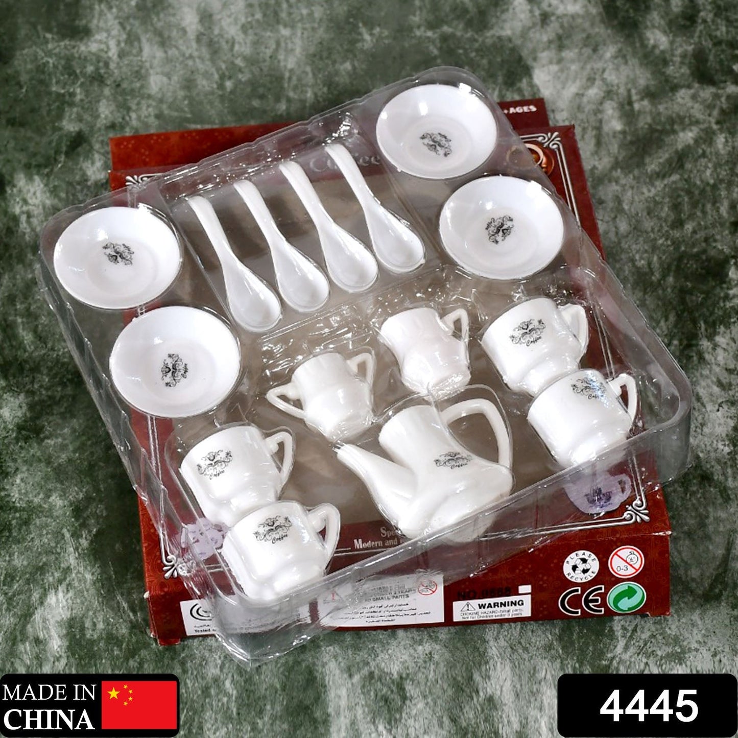 4445 Tickles Tea toy Set | Coffee Kitchen Plastic Set Toy for Kids, Boys & Girls (15Pcs)