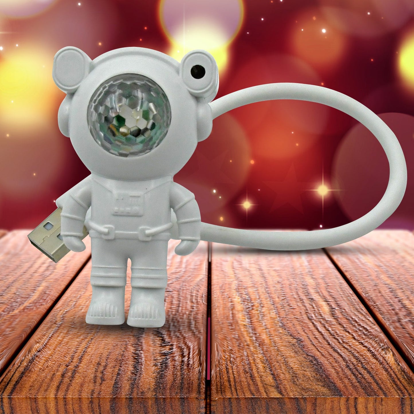 USB Intelligent Voice Projector Astro Night Light Projector, Galaxy Light Star Projector, Cartoon Light, LED Light, Desk Lamp, Mini Night Light, Cartoon Reading Lamp, USB Port for Kids Room Adults Bedroom Party Gaming Room