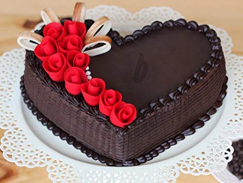 2209 Heart Shape Cake Mould Non Stick Steel 1 kg Cake Baking Tray ( 23cm)