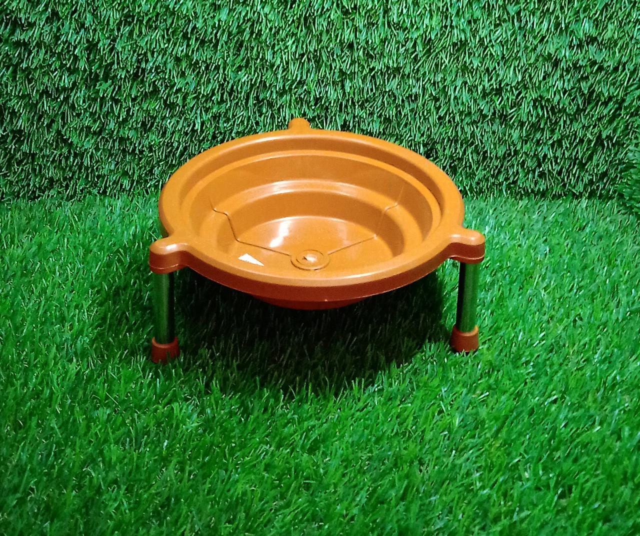 0150 Multipurpose Matka Stand / Plant Pot Water Pot Stand Plastic for Home & Kitchen (1Pc)