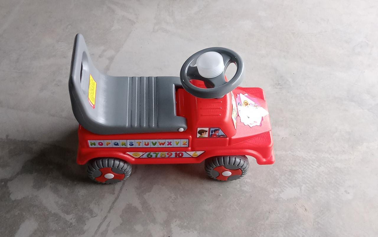 4590 Kids Baby City Ride on Push Car Ride with Backrest Musical Horn For Children Kids Toy Ride-on, Kids Toys Toddler Baby Toy Baby Car , Truck, Etc Suitable for Kids Boys / Girls