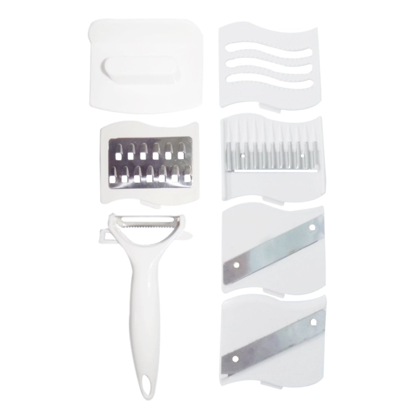 2161 10 in 1 Multifunctional Vegetable Fruits Cutter/Slicer Shredder with Rotating Drain Basket