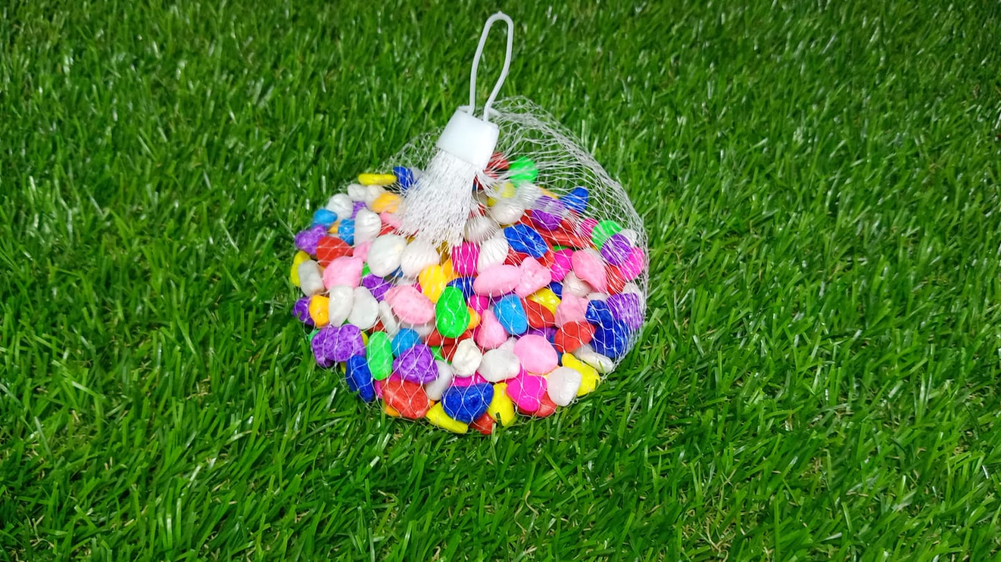 4979 Decorative Stones and Pebbles for Garden, Vase Fillers Multicolor.