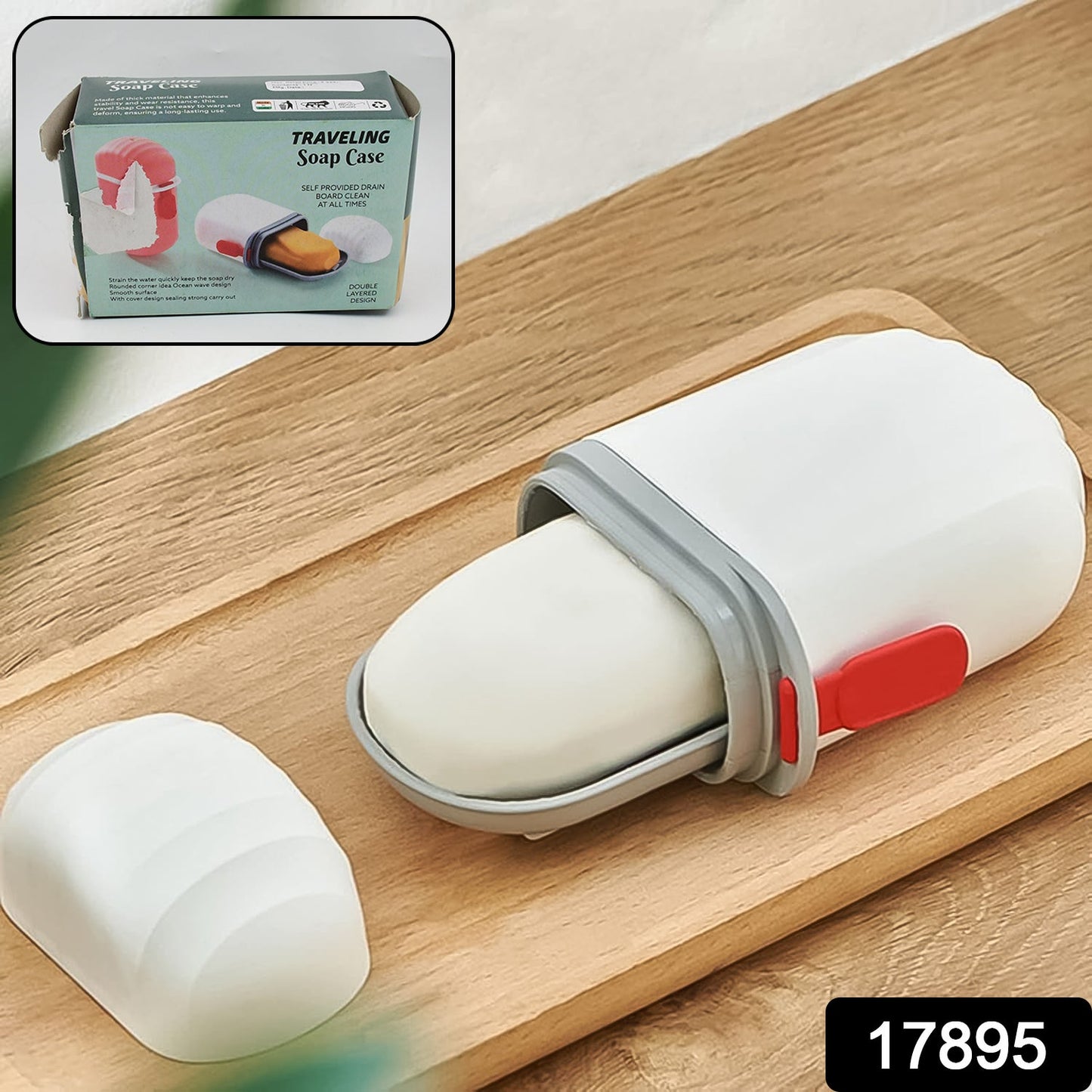 Stylish and Practical Soap Holder for Travel Soap Box With Secure Seal and Non Leak Design Stylish Soap Box for Home, Bathroom, Hiking, Travel, Camping Capsule Soap Box (1 Pc)