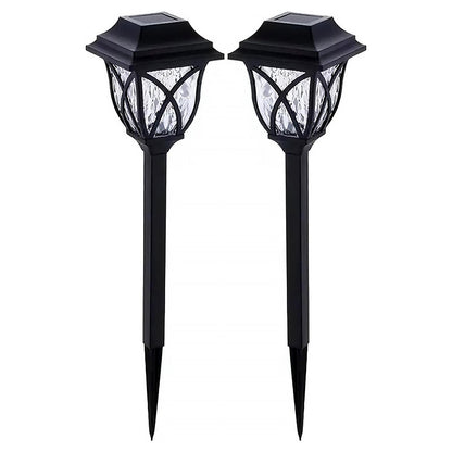 6625 Solar Garden Lights LED Outdoor Stake Spotlight Fixture for Garden Light (Pack of 2pc )