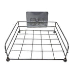 1582 Stainless Steel Wall Mount Set Top Box Stand 
