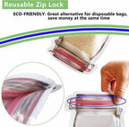 0855 Plastics Transparent Jar Shaped Stand-up Pouch With Zipper 