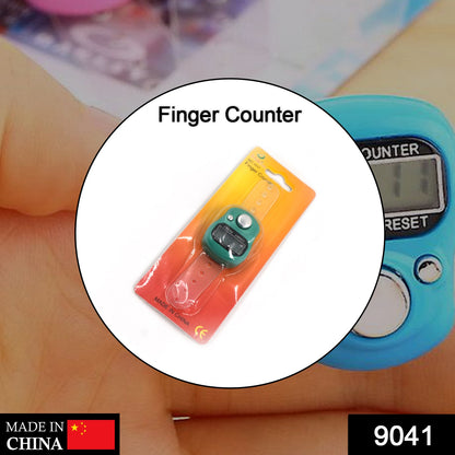 9041 Manual Hand Finger Counting Machine Digital Head Electronic Tally Counter 