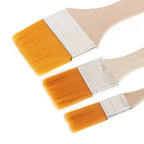 1117 Artistic Flat Painting Brush - Set of 3 